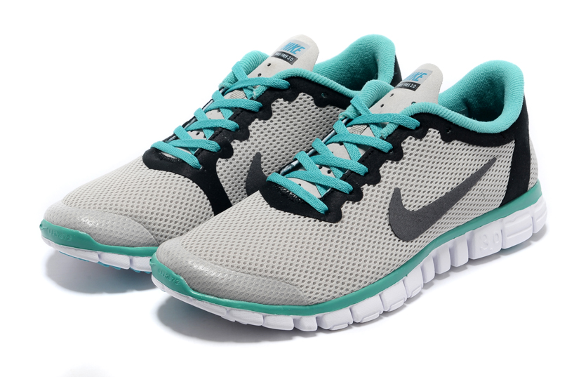 Nike Free 3.0 Hommes Gris Bleu Noir Nouvelles Chaussures Hommes